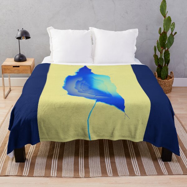 Item preview, Abstract Wall Crack with Blue Depth designed and sold by ScreenPin.