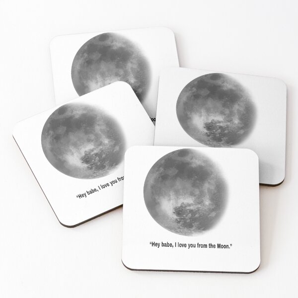 Item preview, Hey Baby, I Love You From the Moon designed and sold by Asmaa Abdul-Azim.