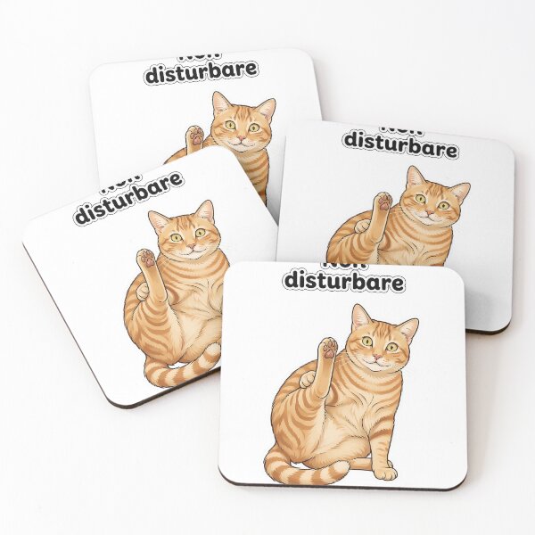 Item preview, non disturbare gatto designed and sold by Pankip.