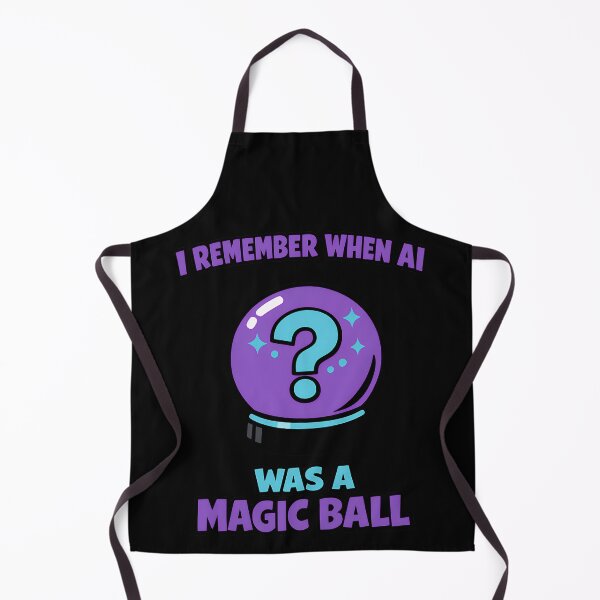 Item preview, I Remember When AI Was A Magic Ball Funny Tech Nostalgia Design designed and sold by TeeTimeTreasure.