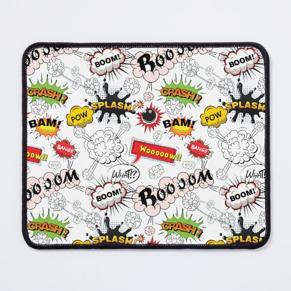 Item preview, Pattern Comic Book Boom Pow Crash Bang Pop Art Superhero designed and sold by CLC54.