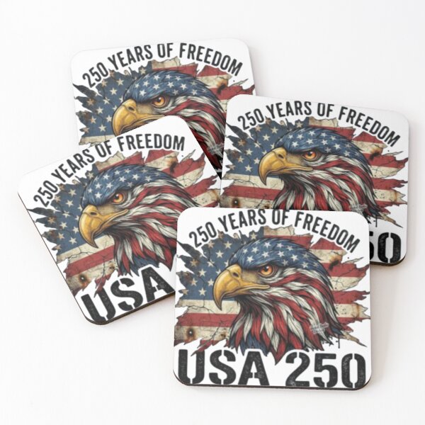 Item preview, 250 Years Strong – Patriotic Eagle American Anniversary Design designed and sold by szydelkowanika.