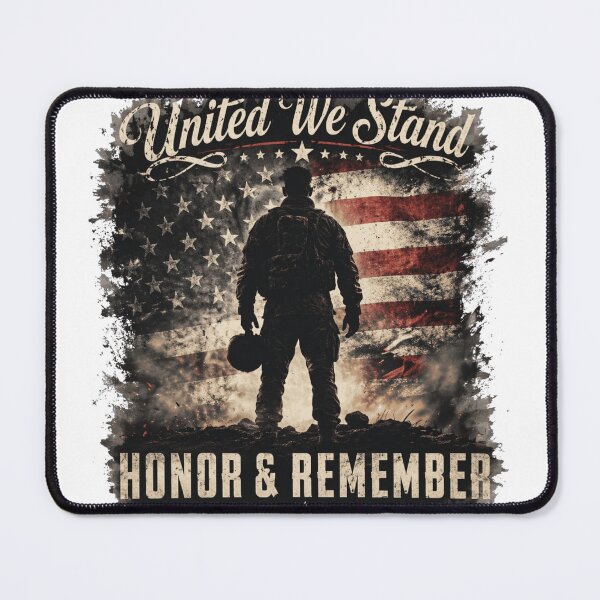 Item preview, Together We Stand Patriotic Veteran Tribute Soldier Design designed and sold by Furry_Birthday.