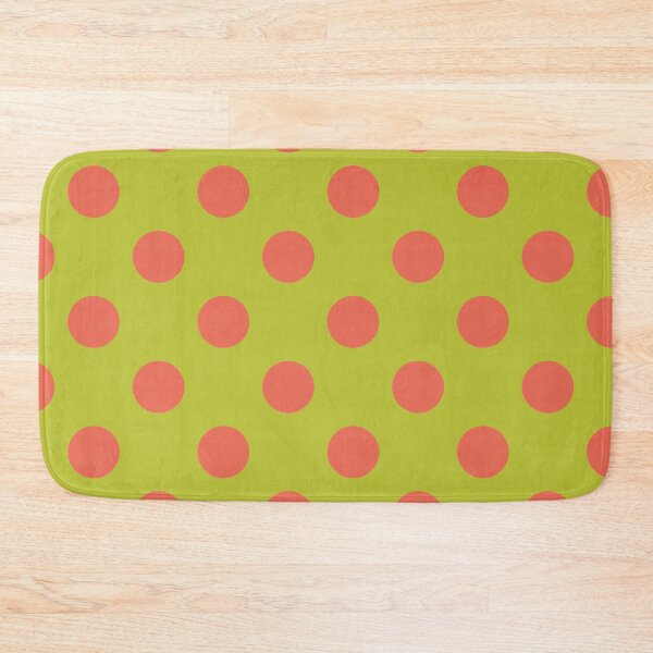 Item preview, LARGE POLKA DOTS 1-2026. ORANGE AND PISTACHIO GREEN designed and sold by isamartindesign.