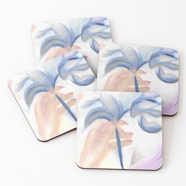 Item preview, hand nail flower woman velvet designed and sold by ShePaintsMusic.