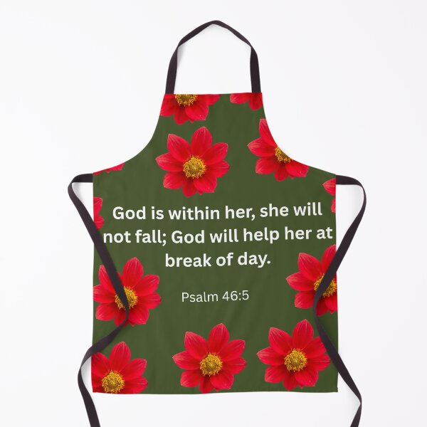 Item preview, Psalm 46 red flower background  designed and sold by happytraveller1.