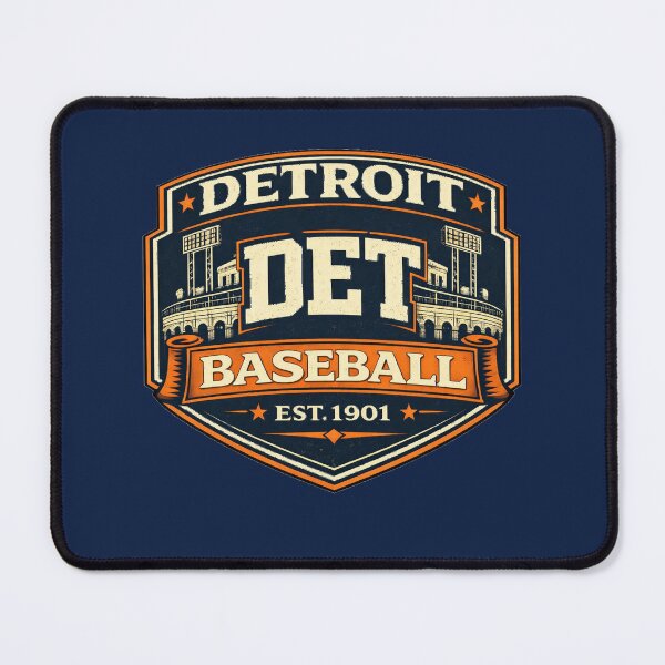 Item preview, Detroit Baseball Vintage Badge Shirt Retro Motor City DET Design designed and sold by GhostDawgs.