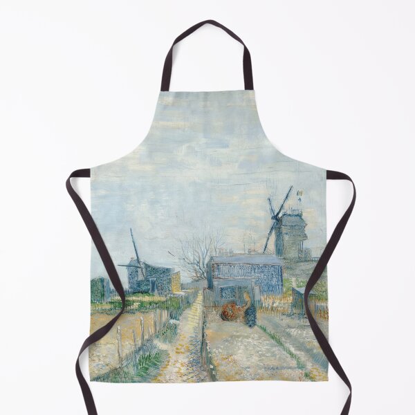 Item preview, Montmartre Windmills and Allotments by Vincent van Gogh: Post Impressionist Poster designed and sold by artofuniverse.