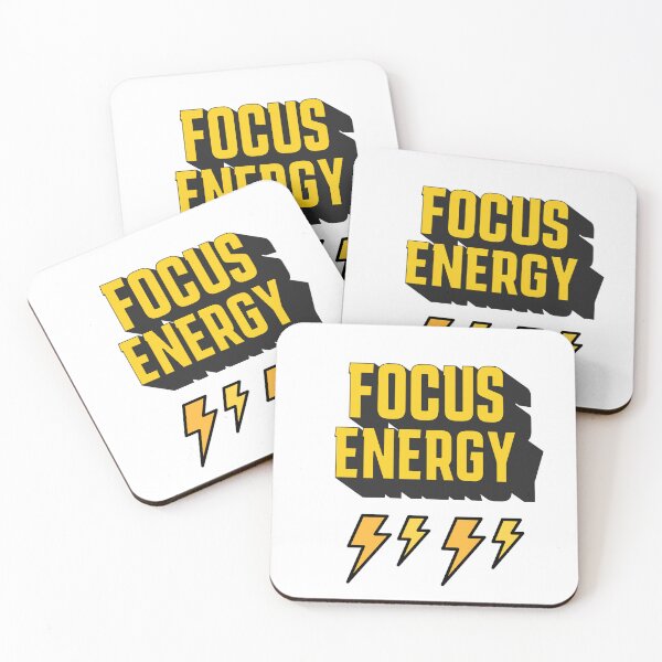 Item preview, Focus Energy Bold Productivity Motivation Graphic Design designed and sold by Patina & Pixel.