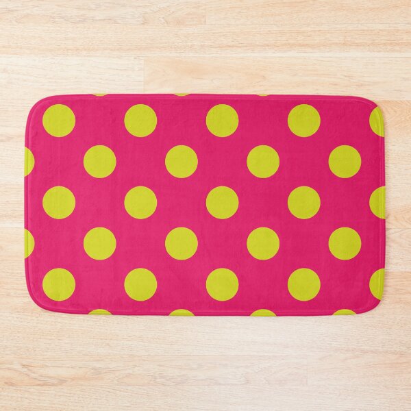 Item preview, LARGE POLKA DOTS 1-2026. PINK AND NEON GREEN designed and sold by isamartindesign.