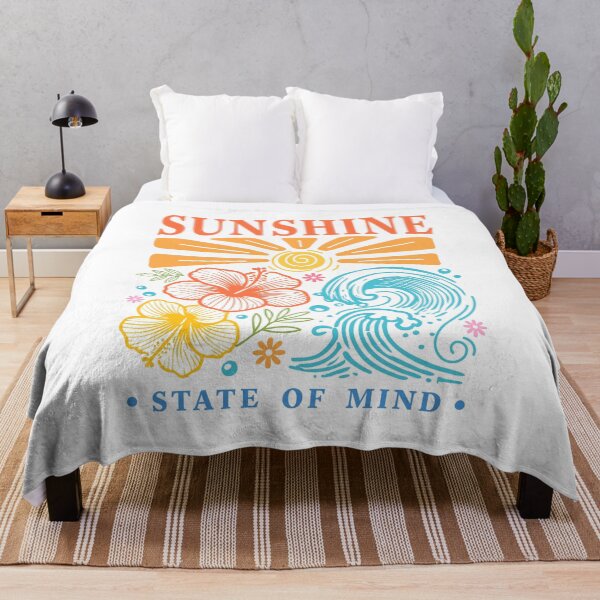 Item preview, Boho Sunshine Sticker Tropical Summer Design - Sunshine State of Mind designed and sold by KymeraStudio25.