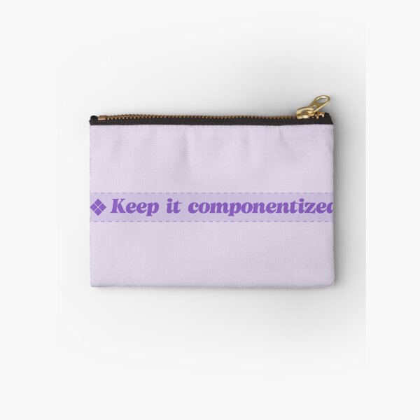 Item preview, Keep it componentized - UX Designer | Product Designer | UI Designer Stickers designed and sold by PoshPixel.