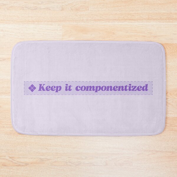 Item preview, Keep it componentized - UX Designer | Product Designer | UI Designer Stickers designed and sold by PoshPixel.