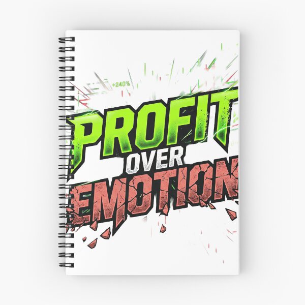 Item preview, Profit Over Emotion – Trading Discipline & Smart Money Mindset designed and sold by WealthSmith.
