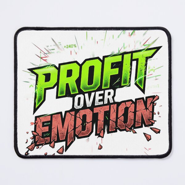 Item preview, Profit Over Emotion – Trading Discipline & Smart Money Mindset designed and sold by WealthSmith.