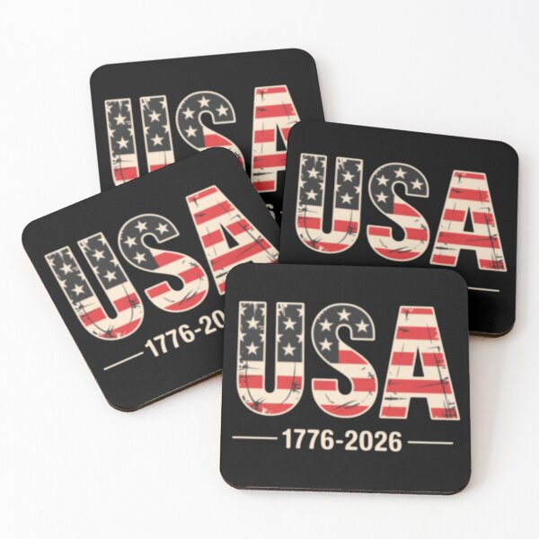 Item preview, Vintage USA Patch Letters – Patriotic Stars and Stripes Design designed and sold by szydelkowanika.