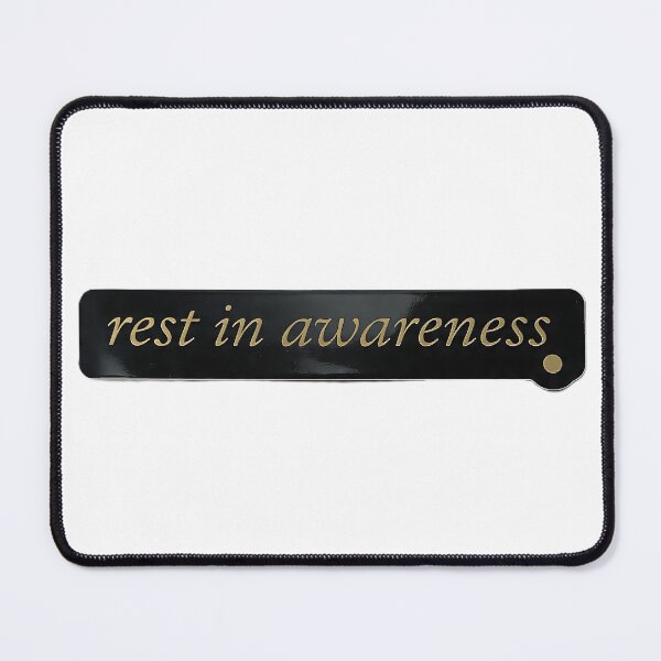 Item preview, Rest In Awareness Spirituality - Minimalist Gold Design designed and sold by eikulabs.