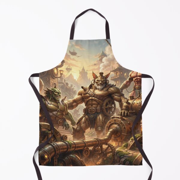 Item preview, Epic steampunk warriors in a powerful fantasy setting inspired by the style of Boris Vallejo. designed and sold by FotoworldEdel.