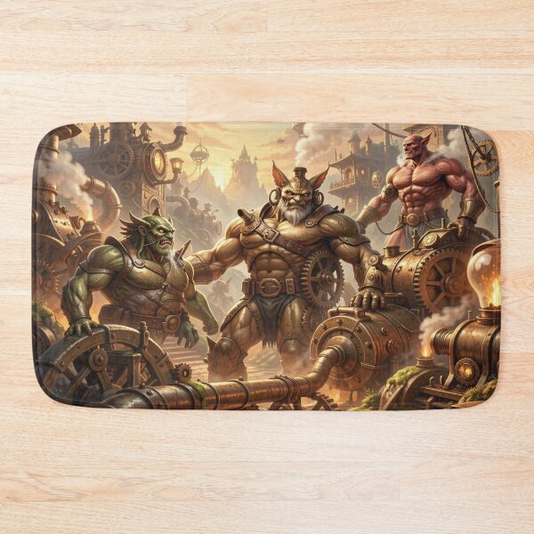Item preview, Epic steampunk warriors in a powerful fantasy setting inspired by the style of Boris Vallejo. designed and sold by FotoworldEdel.