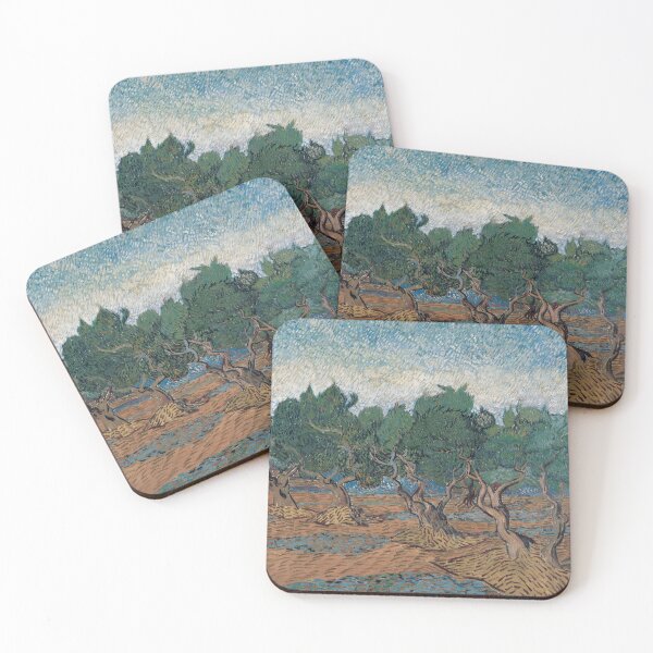 Item preview, Olive Grove by Vincent van Gogh: Post Impressionist Landscape Wall Art Poster designed and sold by artofuniverse.