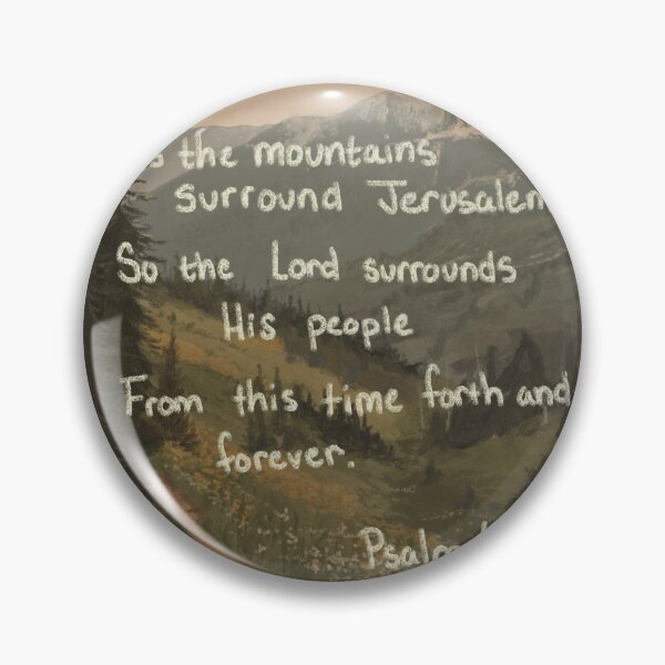 Item preview, Psalm 125:2 Mountain Painting designed and sold by chloecricket.