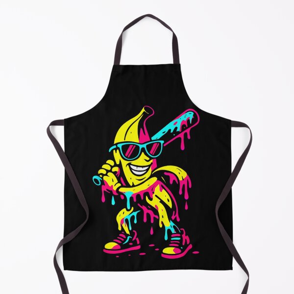 Item preview, Neon Vaporwave Melting Banana Baseball Player Streetwear Aesthetic Graphic Design designed and sold by WilliaMaler.