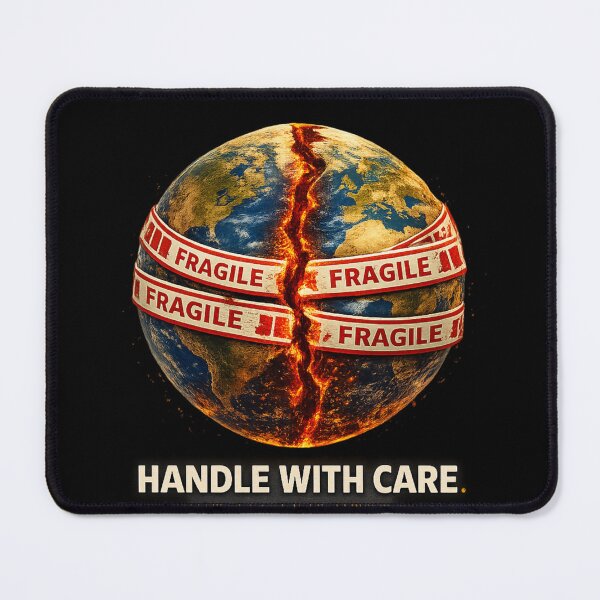Item preview, Handle With Care Earth Shirt – Planet Graphic Tee designed and sold by NAJURE.