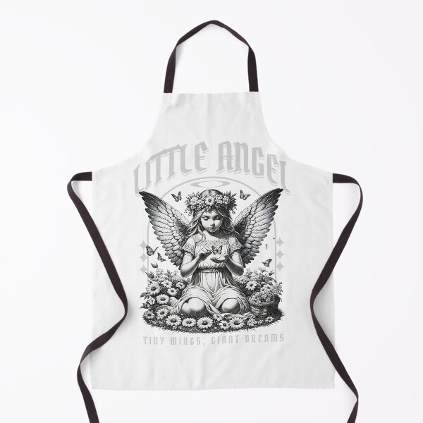 Item preview, Little Angel with Butterfly - Sweet Vintage Sketch Design designed and sold by SoulTreasures.