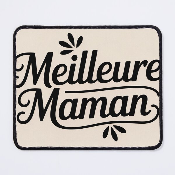 Item preview, Meilleure Maman The best mom Beige happy Minimalist Mom Typography Elegant Heart Aesthetic Mother French beige designed and sold by VISO-art.
