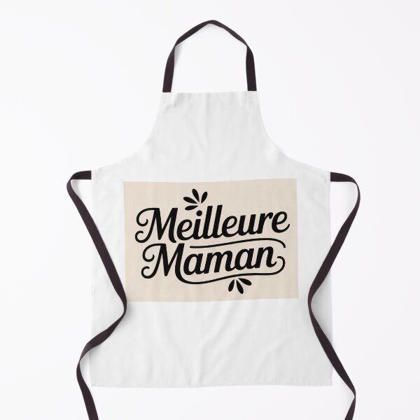 Item preview, Meilleure Maman The best mom Beige happy Minimalist Mom Typography Elegant Heart Aesthetic Mother French beige designed and sold by VISO-art.