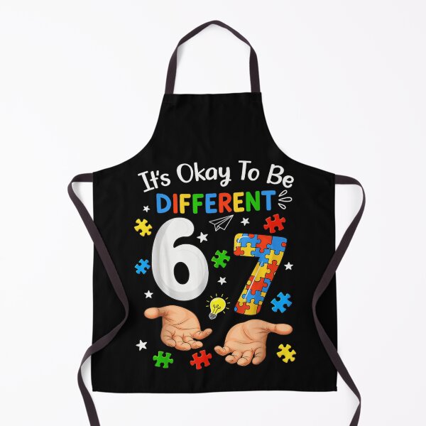 Item preview, It Is Okay To Be Different Autism Awareness Puzzle Pieces Number 67 designed and sold by WilliaMaler.