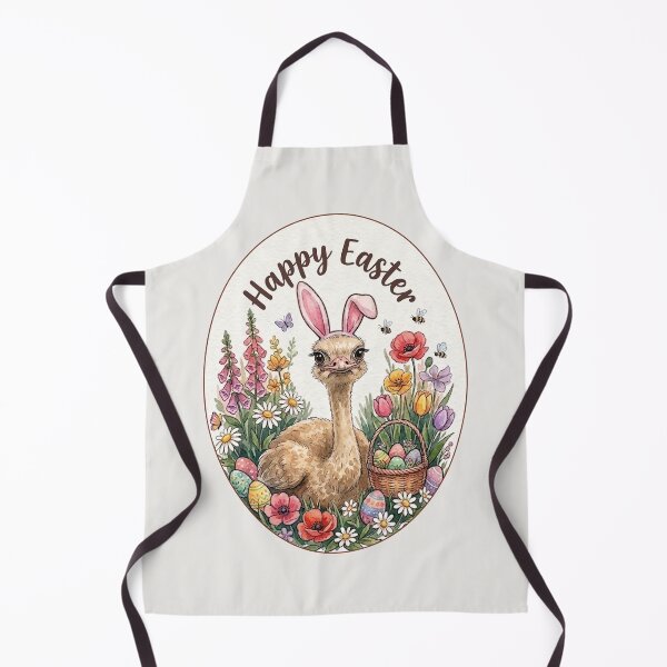 Item preview, Funny Ostrich Happy Easter Egg Bunny Boys Girls Kids designed and sold by FurryHavenPH.