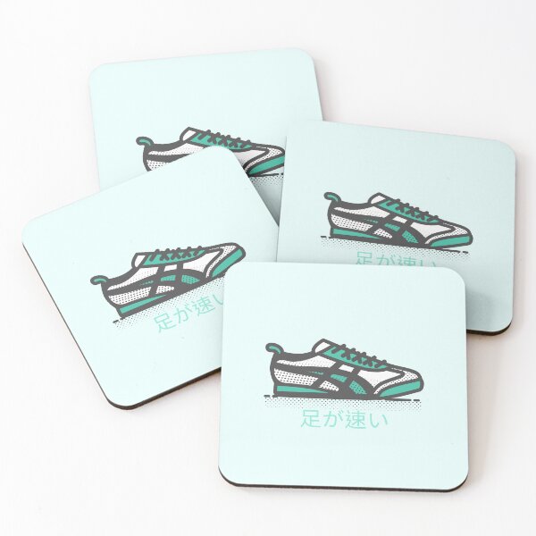 Item preview, Fast Runner with Turquoise Shoes Japanese designed and sold by DJCartoonDesigns.