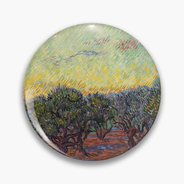 Item preview, Olive Grove Saint Remy by Vincent van Gogh: Post Impressionist Landscape Poster designed and sold by artofuniverse.