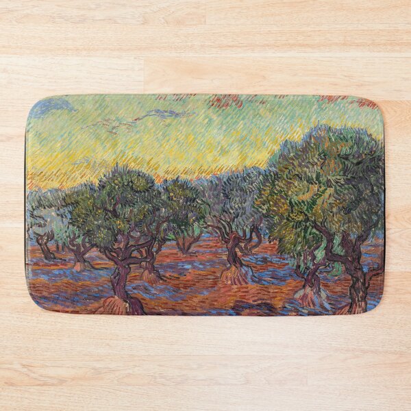 Item preview, Olive Grove Saint Remy by Vincent van Gogh: Post Impressionist Landscape Poster designed and sold by artofuniverse.