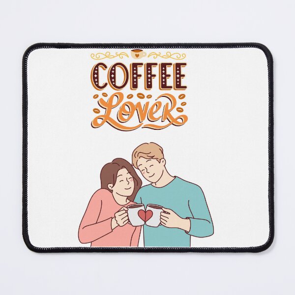 Item preview, Cute Coffee Lover Couple Illustration designed and sold by jyotsanafinds.