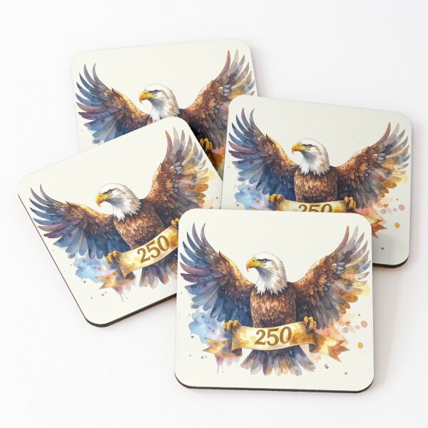 Item preview, 250 Years of the USA in Watercolor, Eagle designed and sold by LiskoDesign.