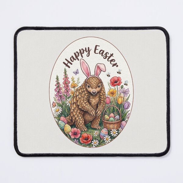 Item preview, Funny Pangolin Happy Easter Egg Bunny Boys Girls Kids designed and sold by FurryHavenPH.