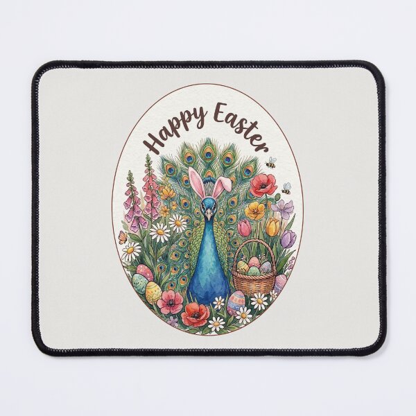 Item preview, Funny Peacock Happy Easter Egg Bunny Boys Girls Kids designed and sold by FurryHavenPH.