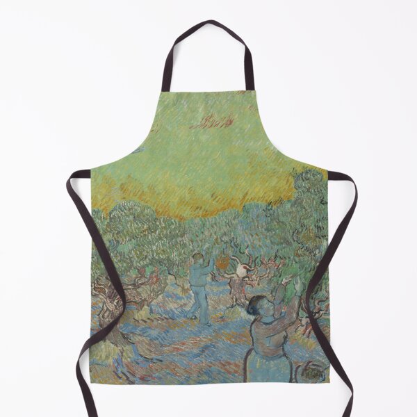 Item preview, Olive Grove With Two Olive Pickers by Vincent van Gogh: Post‑Impressionist Poster designed and sold by artofuniverse.
