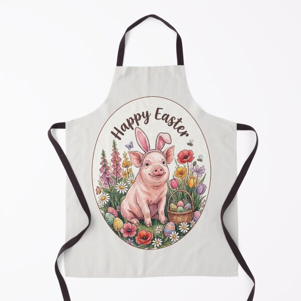 Item preview, Funny Pig Happy Easter Egg Bunny Boys Girls Kids designed and sold by FurryHavenPH.