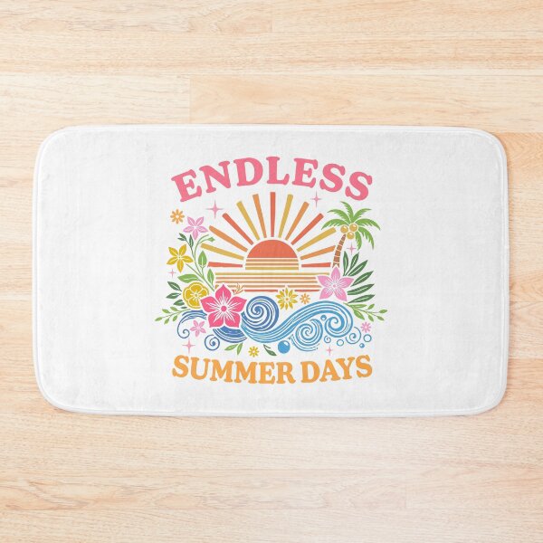 Item preview, Boho Summer Sticker Retro Beach Sun - Endless Summer Days designed and sold by KymeraStudio25.