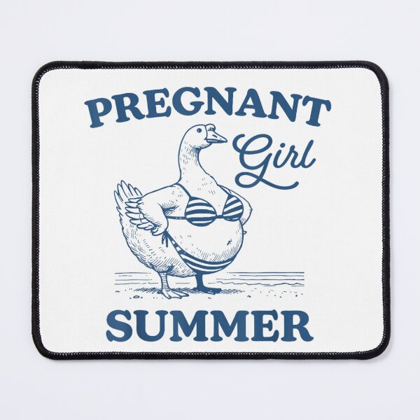 Item preview, Pregnant Girl Summer Funny Goose Bikini Maternity Beach Humor Vintage Art designed and sold by SiddoMingalo.