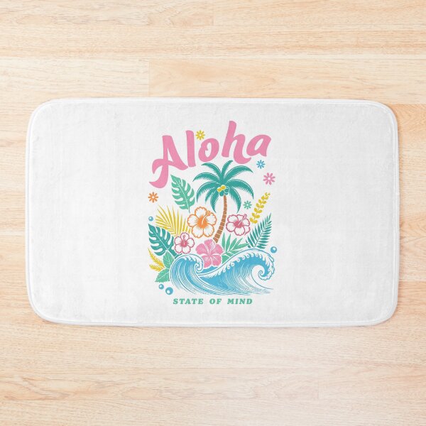 Item preview, Boho Tropical Sticker Floral Beach Vibes - Aloha State of Mind designed and sold by KymeraStudio25.