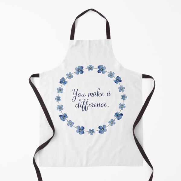 Item preview, You make a difference little blue flowers designed and sold by uunaa.