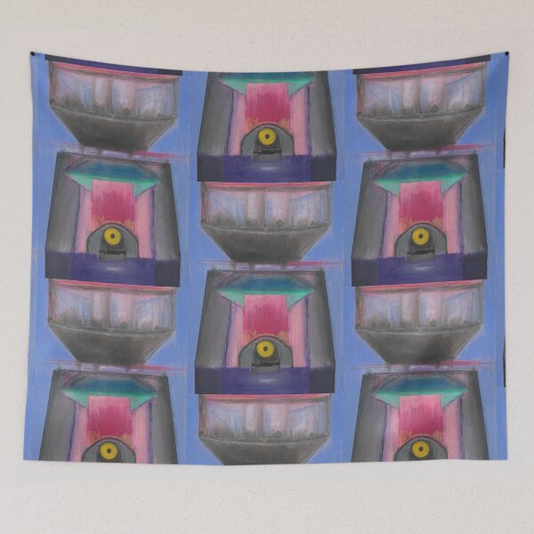 Item preview, abstraction coffee express geometric colorful designed and sold by ShePaintsMusic.