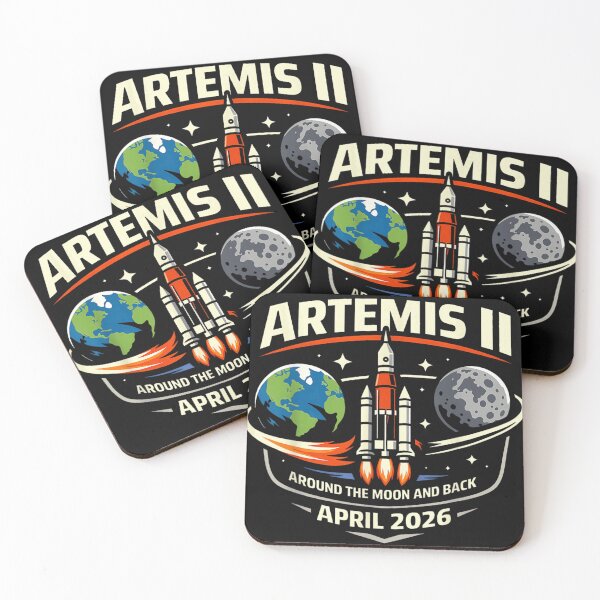 Item preview, Artemis II Mission Around The Moon And Back Space Exploration 2026 designed and sold by LittleNhutton.