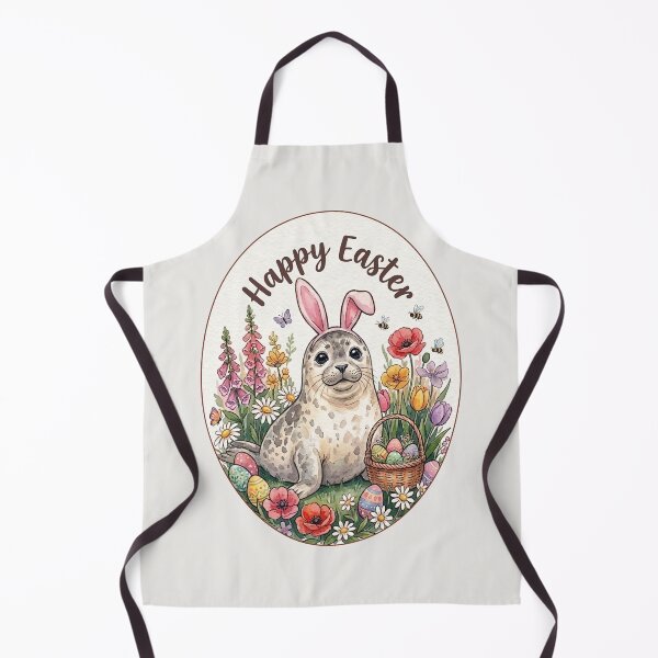 Item preview, Funny Seal Happy Easter Egg Bunny Boys Girls Kids designed and sold by FurryHavenPH.