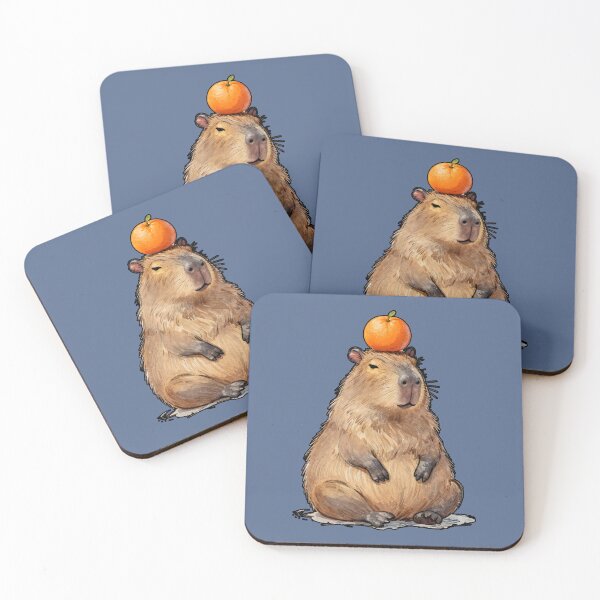 Item preview, Quirky Hand Drawn Capybara Zen Master designed and sold by NEOCHRONOS.