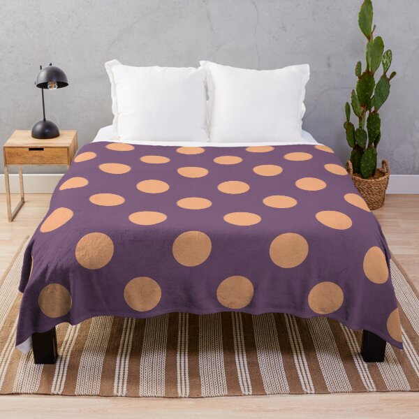Item preview, LARGE POLKA DOTS 1-2026. PURPLE AND ORANGE designed and sold by isamartindesign.